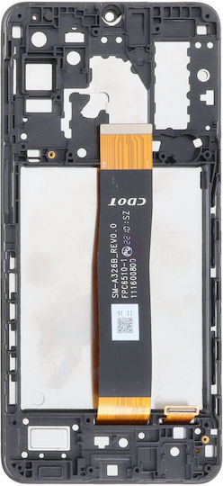 Οθόνη με Μηχανισμό Αφής και Πλαίσιο για Samsung Galaxy A32 5G A326B (Μαύρο)