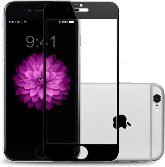 0.2mm Gehärtetes Glas Schwarz (iPhone SE 2022 / 2020 / 8 / 7 )