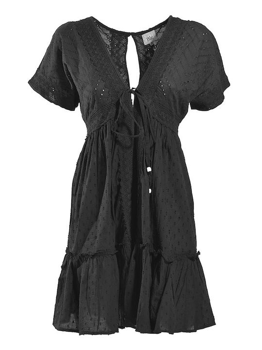 Ble Resort Collection Feminin Kimono de Plajă Black