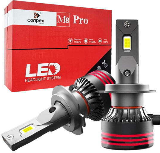 Conpex Lamps Car H1 Canbus LED 6000K Cold White 12V 55W 2pcs