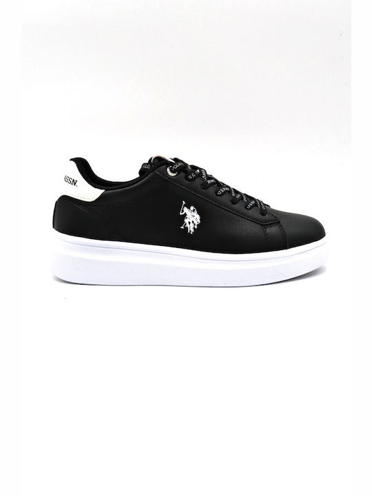 U.S. Polo Assn. Assn Ανδρικά Sneakers Μαύρα