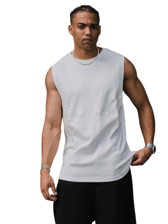 Bodymax Men's Sleeveless Blouse White