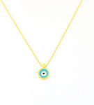 Dimitrios Exclusive Necklace Eye from Gold Plated Silver