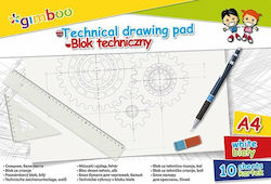 Gimboo Bloc De Schițe A4 21x29.7cm
