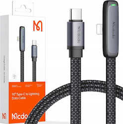 Mcdodo Flach USB-C zu Lightning Kabel 36W Schwarz 1m (CA-3350)