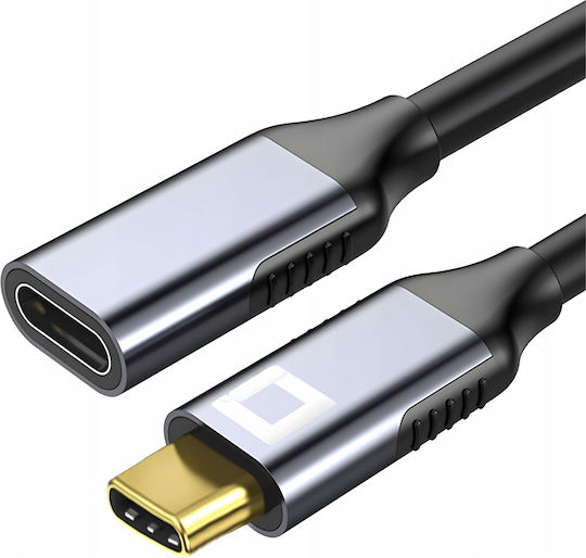 USB 2.0 Kabel USB Typ-C Männlich - USB-C-Buchse 100W Graue 2m CO2-0007