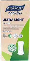 Vuokkoset Vuokkoset 100% Bio Hygienepads Ultra Light 24 Stück