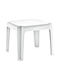 Table 50x50cm Monoblock White Hs-300