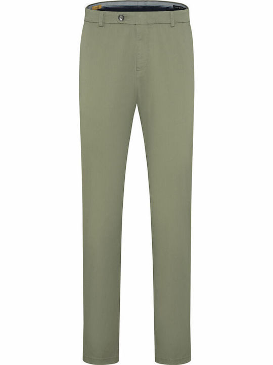 Trousers Chino in Straight Line Khaki