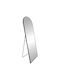 Pakketo Lorens Oglindă Arcuită cu Cadru Negru din Aluminiu 150x46cm