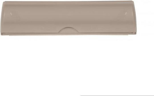 Tăietor de folie de aluminiu cu carcasa din plastic, cu decupaj denticulat, 32.5x8x5 cm, gri, Aria Trade Tăietor de folie de aluminiu cu carcasa din plastic, cu decupaj denticulat, 32.5x8x5 cm, gri, Aria Trade