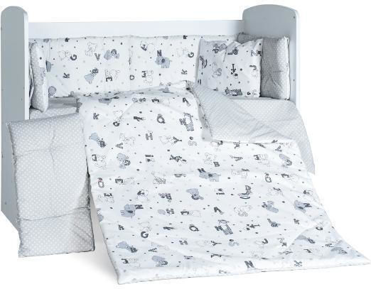 Dizain Baby Σετ Κούνιας Grey 8τμχ
