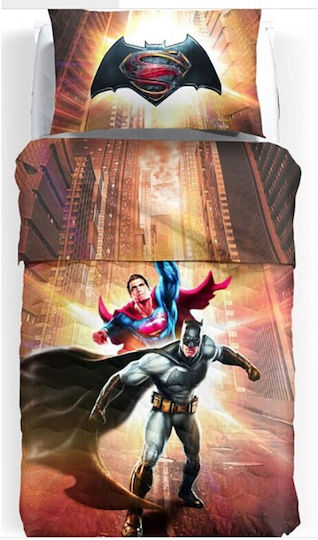 Palamaiki Kinderdecken Einzel Superman Mehrfarbig 170x265cm