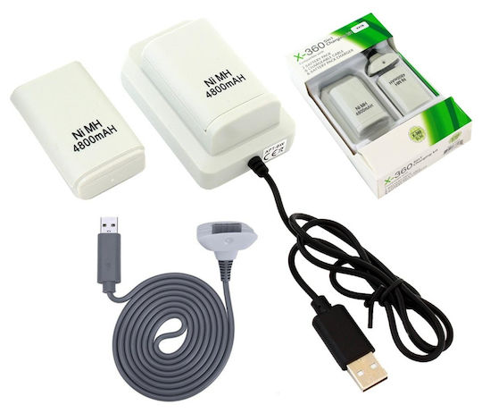 Станция за зареждане на контролер Aptel Kx7b за батерии на Xbox 360 Pad