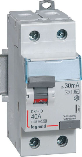 Legrand Phase Relays Leckage der Erde 40A Double Pole with Voltage 230V