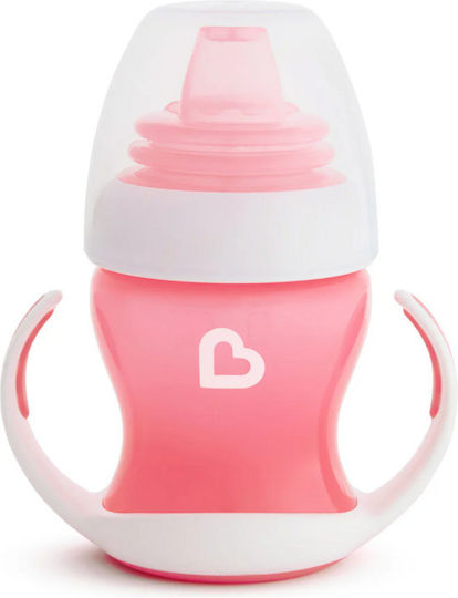 Munchkin Gentle First Cup Baby Sippy Cup Plastic with Handles Pink for 4m+ 118ml