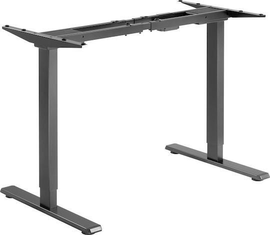 Powerton Schreibtischbasis aus Metall mit Regulator Black