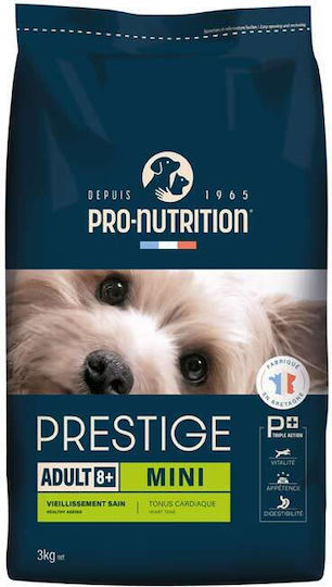 Flatazor Prestige Adult Mini 8+ 3kg Hrană Uscată pentru Câini Seniori de Rase Mici cu Păsări de curte și Carne de porc