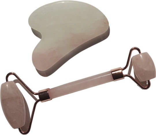 Ro-Ro Accessories Roller Προσώπου & Εργαλείο Gua Sha από Νεφρίτη 2τμχ