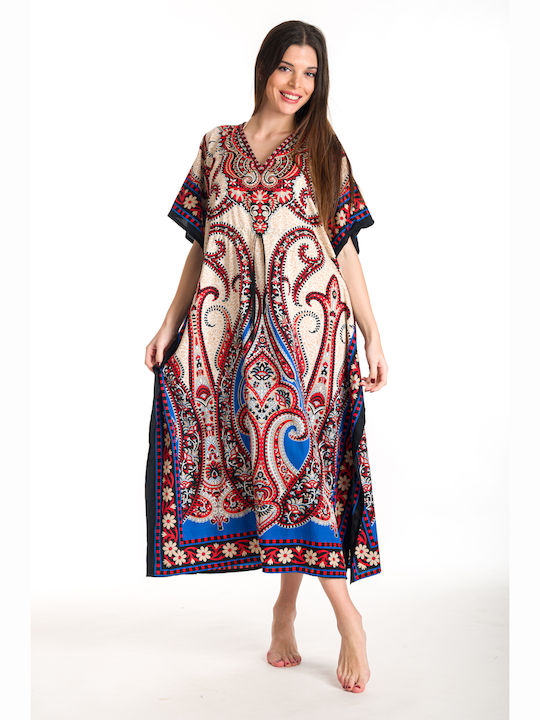 Rima Beachwear Feminin Caftan de Plajă Bej