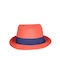 Karfil Wicker Women's Fedora Hat Red