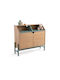 Kids Wooden Bookcase Brown 29x72x72cm
