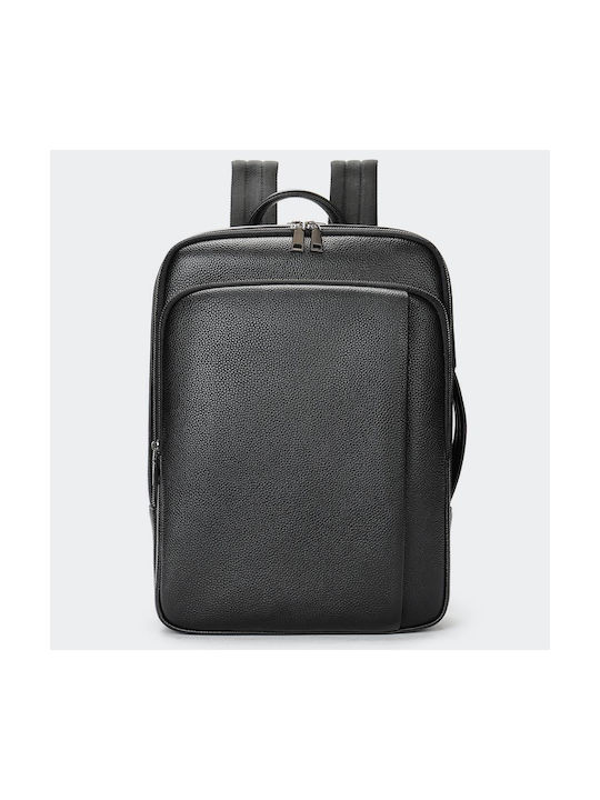 Reidel Leather Backpack Black 15.3lt