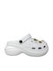 Adam's Shoes Damen Clogs Pin White