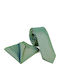 Legend Accessories Herren Krawatten Set Gedruckt in Grün Farbe