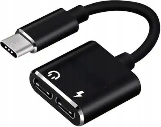 USB-C Männlich Zu USB-C 2x Weiblich 1Stück CO2-0069