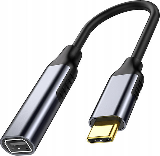 Convertor USB-C Masculin În Mini DisplayPort Feminin Gri 1 Bucată CO2-0049