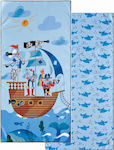 Kentia Float Kinder-Strandtuch Blau 140x70cm
