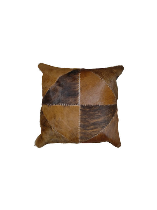 JGS S.A. Brown Throw Pillow Decorative Pillow Case 45x45cm