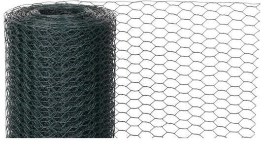 Strend Pro Wire Fencing with PVC Coating Green 1m