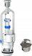KK-Pol Plastic Double Siphon Sink Silver