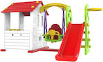 Plastic Kids Playhouse Toymonarch Swing Slide Basketball