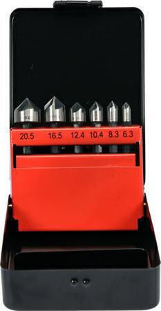 Yato Hinge Drill Set HSS for Metal \ Building Materials \ Aluminum with Guide 6pcs