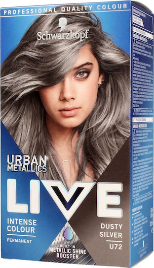 Schwarzkopf Color Urban Metallics Боя за коса Без амоняк Dusty Silver U72 142.5мл