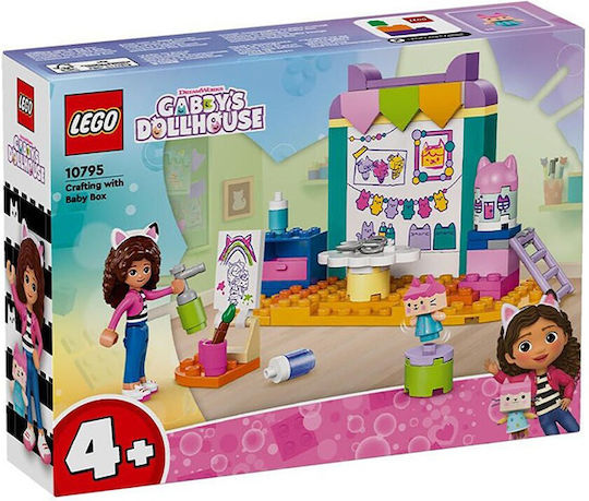 LEGO Gabby's Dollhouse Crafting Cu Baby Box Pentru 4+ Ani 60 Bucăți