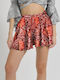 Ble Resort Collection Γυναικείο Σορτσάκι Παραλίας Κοκκινο/φουξ