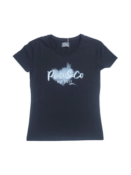 Paco & Co Damen T-shirt Black