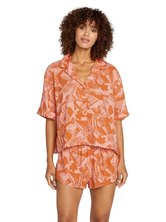 Volcom Women's Blouse Brt Multi