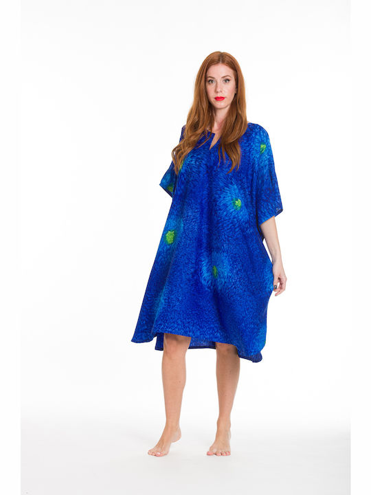 Rima Beachwear Women's Caftan Beachwear Blue