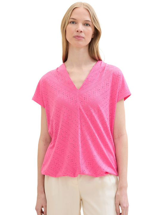 Tom Tailor Damen Bluse Carmine Pink