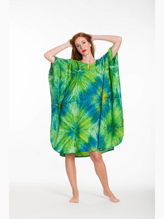 Rima Beachwear Women's Caftan Beachwear Light Green