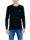 Guess Herren Langarm-Pullover Schwarz