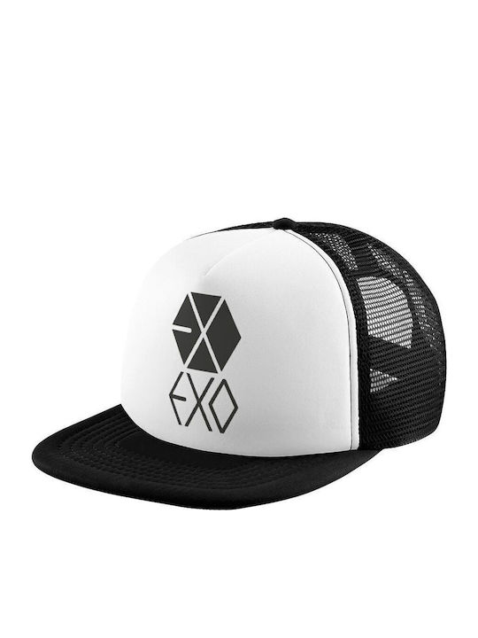 Exo Band Korea Jockey с мрежа Бял
