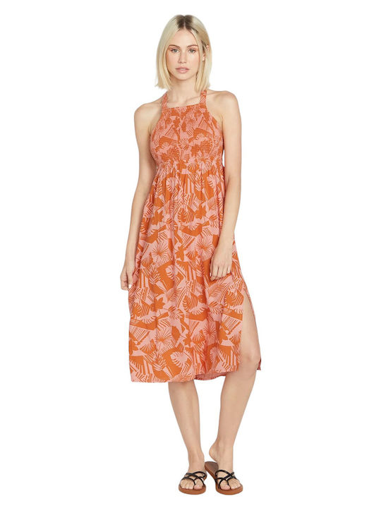 Off Tropic Dress Καλοκαιρινό Midi Φόρεμα Brt Multi