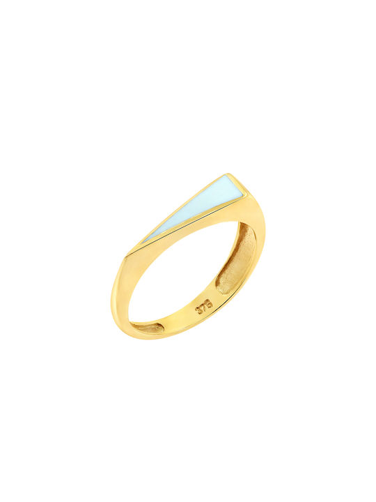 Women's Ring Gold K9 P-70381 Yellow Gold K9