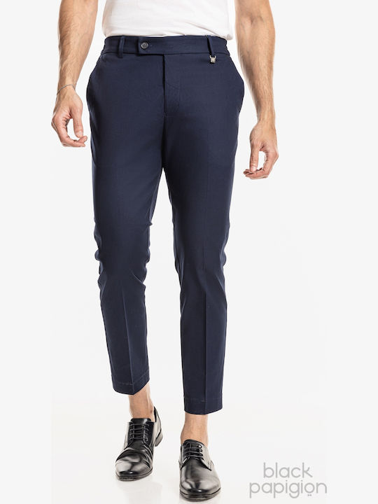 Men's Trousers Elastic Blue